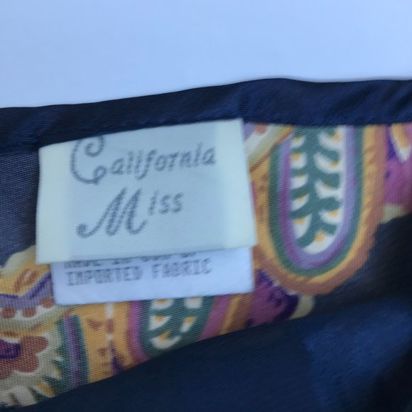 Vintage California Miss Silk and Lace Intimate Tank Top Size Medium - Picture 8 of 9